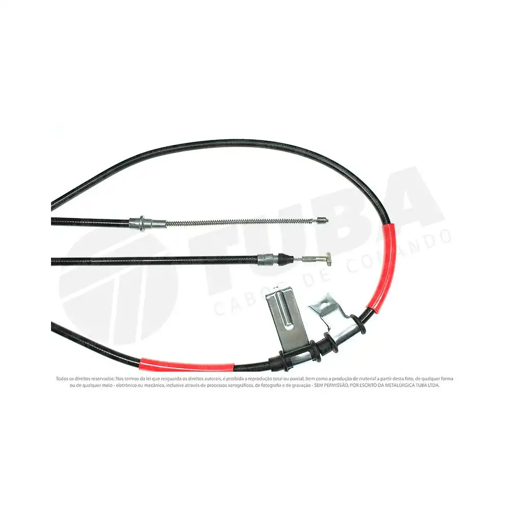CABO FREIO MAO TRAS FIAT STRADA 99/ NOVA FIORINO 11/ ESQ