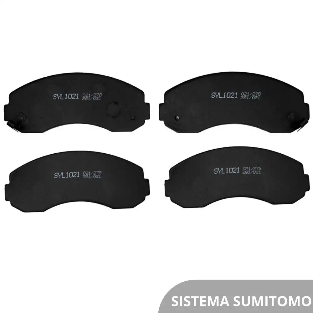 PASTILHA FREIO DIANTEIRA BONGO K-2500 2.5T 2008/