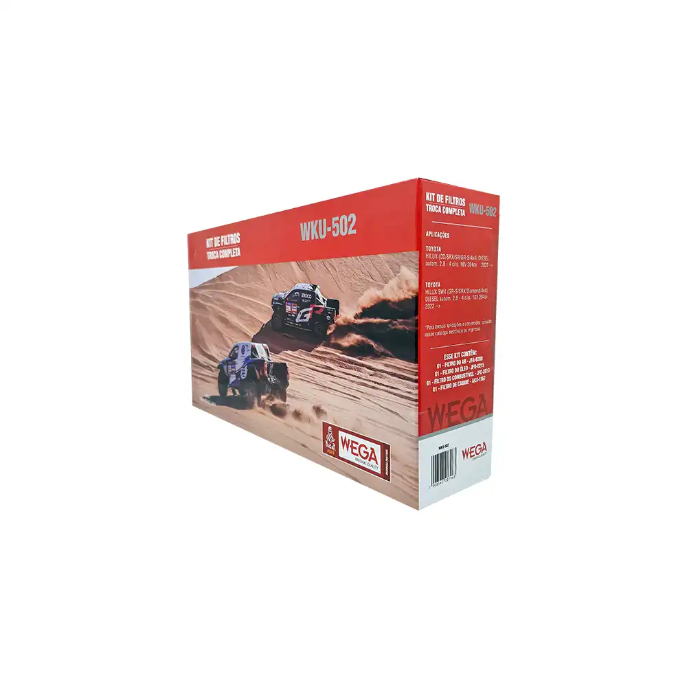 KIT FILTROS TOYOTA HILUX 2.8 16V DIESEL 2022 ACIMA