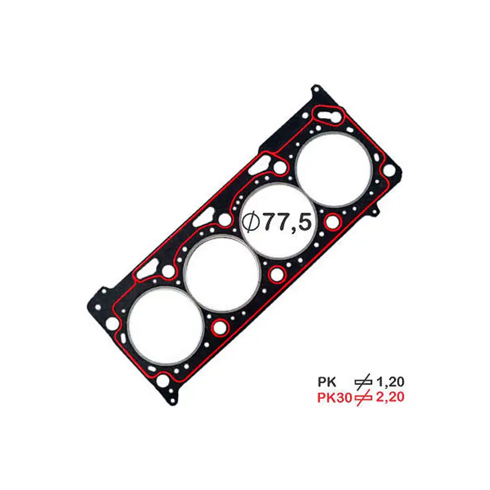 JUNTA CABECOTE GOL G5 1.6 8V 2008 A 2018 2.2MM FIBRA