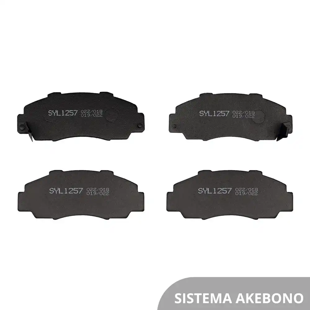 PASTILHA FREIO DIANTEIRA HONDA  ACCORD 1.8 16V 1989 A 1998 S