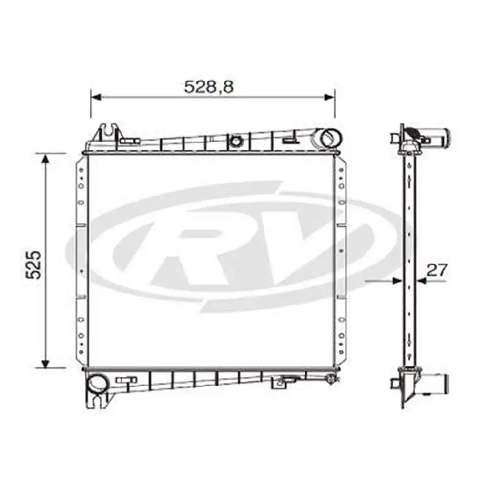 RADIADOR FORD RANGER 3.0 2005 A 2012