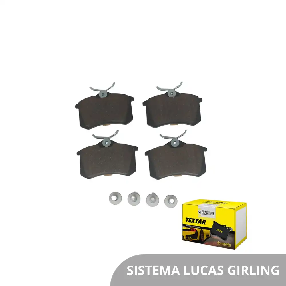 PASTILHA FREIO TRASEIRA GOLF 1.6 8V 2001 A 2014