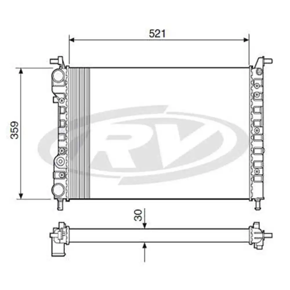 RADIADOR FIAT PALIO 1.0 1.3 1.5 1999 A 2005