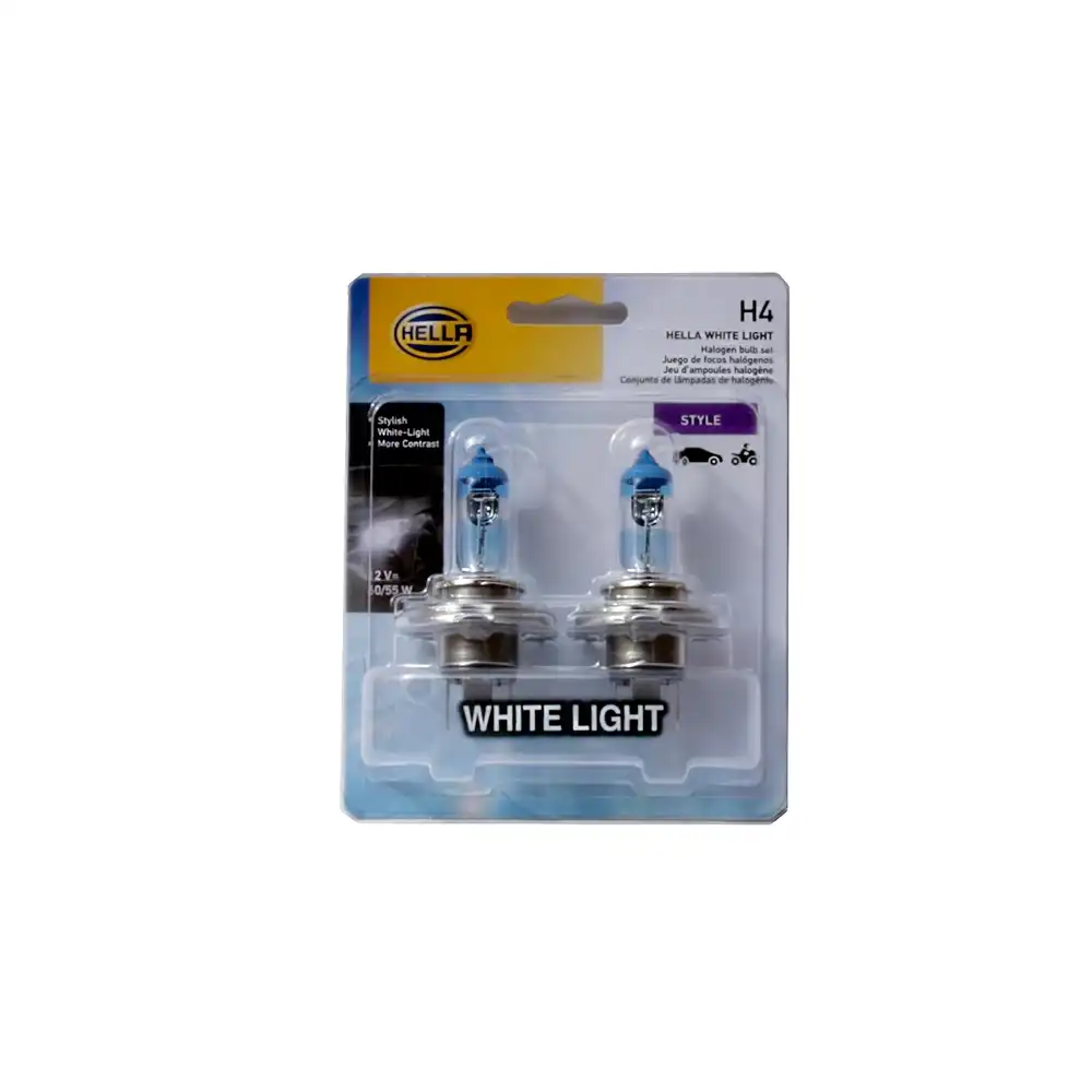 LAMPADA BIODO H-4 12V SUPER BRANCA 4100K 2 PCS