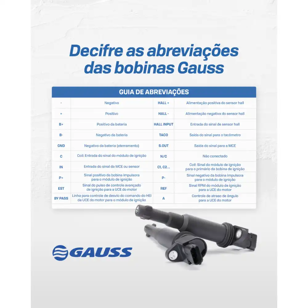 BOBINA INJ ELET ESCORT VERONA 93/96 LOGUS 94/99 (6 PINOS)