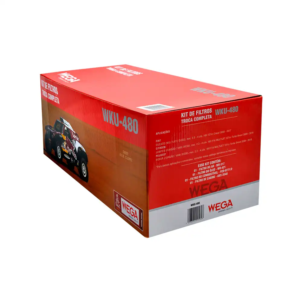 KIT FILTROS FIAT DUCATO 2.3 16V DIESEL 2009 A 2017