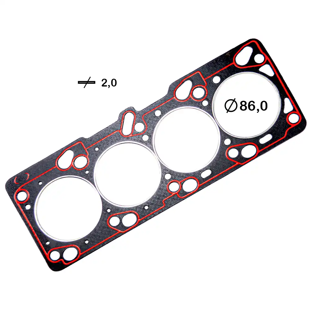 JUNTA CABECOTE MONDEO 2.0 16V 1993 A 2000 FIBRA 2MM