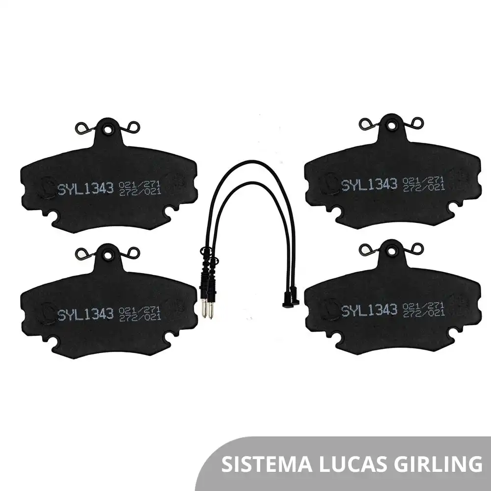 PASTILHA FREIO DIANTEIRA RENAULT CLIO 1999/ COM SENSOR SISTE