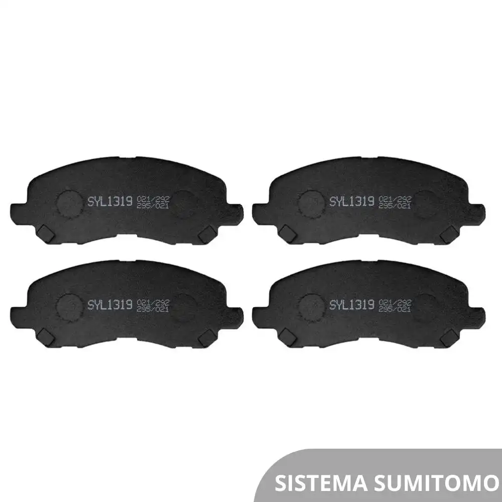 PASTILHA FREIO DIANTEIRA MITSUBISHI AIRTREK 2.0 2.4 4X4 200