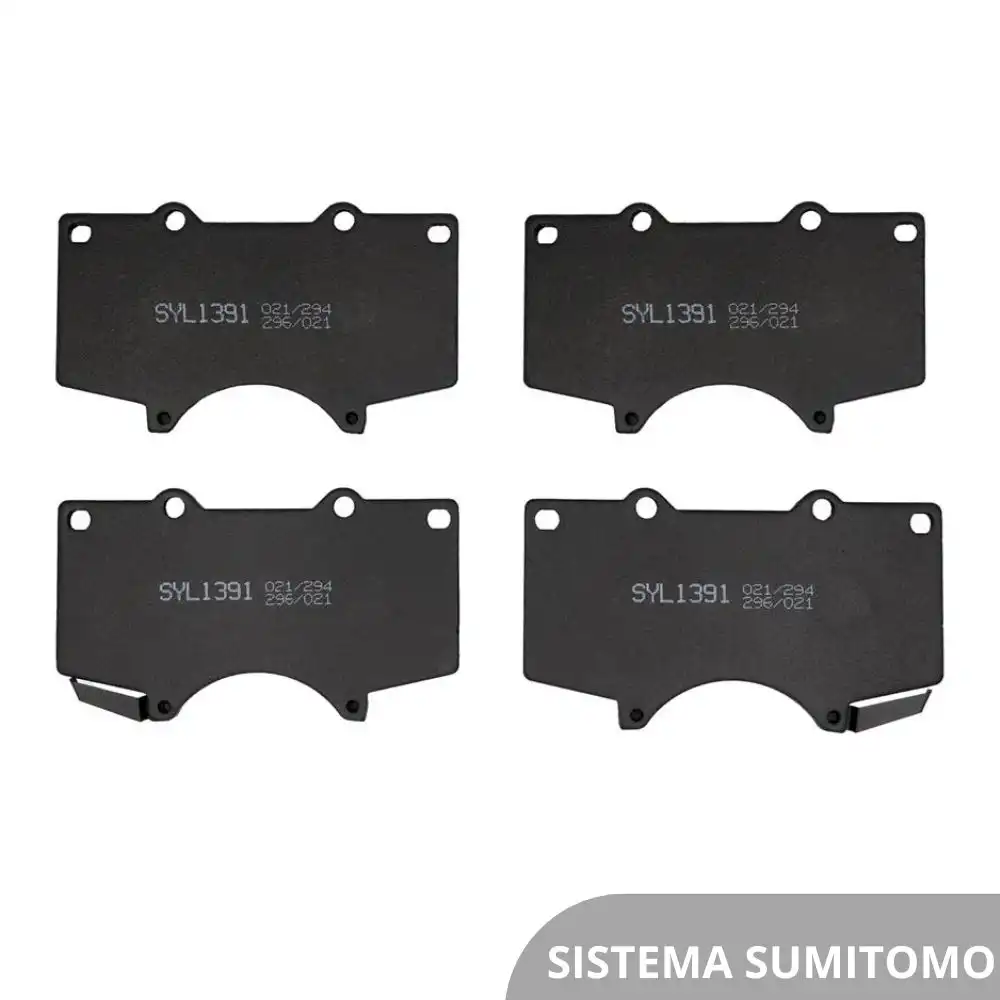 PASTILHA FREIO DIANTEIRA TOYOTA HILUX 2.7 3.0 2009/