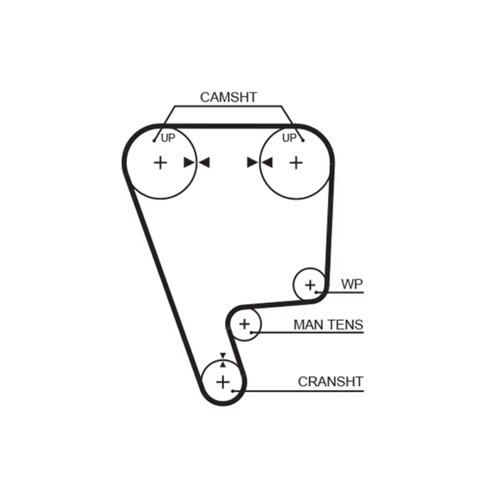 CORREIA COM HONDA CIVIC 1.6 16V VTI 1990 A 2000 124D 26MM