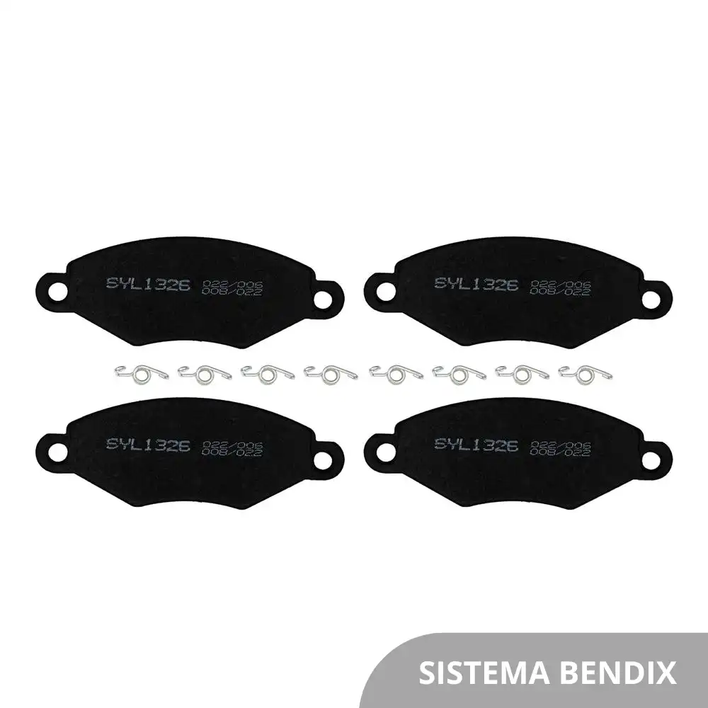 PASTILHA FREIO DIANTEIRA PEUGEOT 206 1.0 16V 2001/