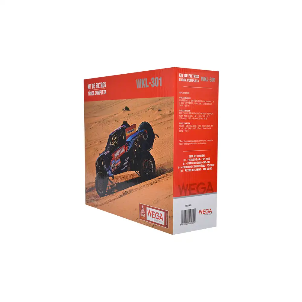 KIT FILTROS FOX 1.6 16V 2014 A 2019