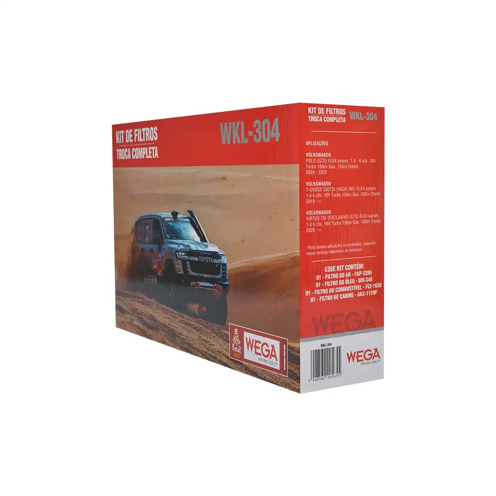 KIT FILTROS POLO 1.4 16V TURBO 2020 ACIMA