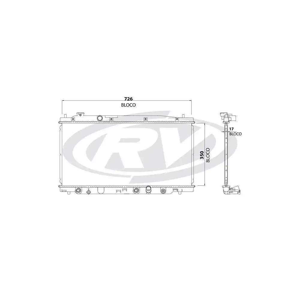 RADIADOR HONDA NEW FIT 1.4 1.5 16V 2009 A 2014 AUTOMATICO