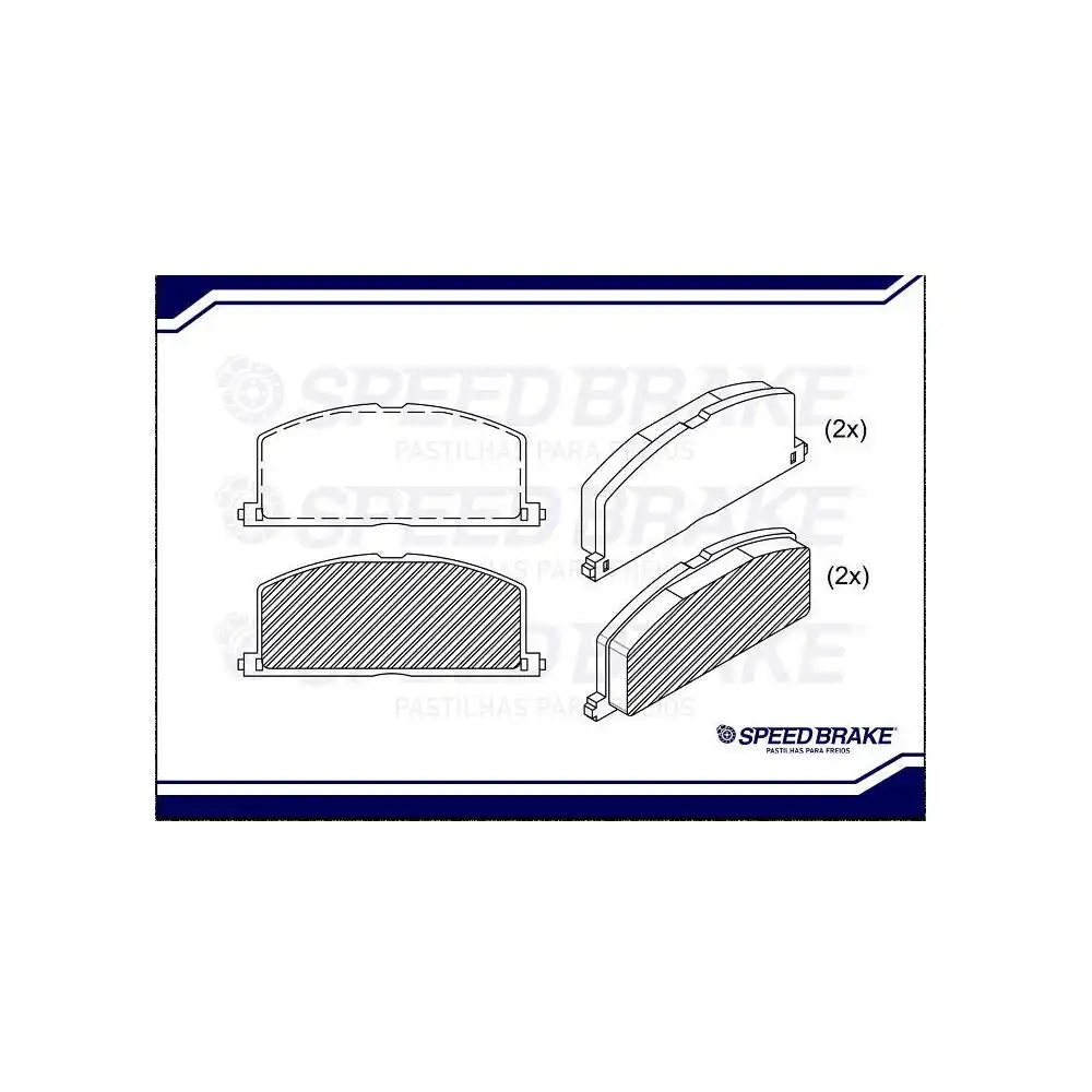 PASTILHA FREIO DIANTEIRA TOYOTA COROLLA 1.3 1.6 1.8 /1992