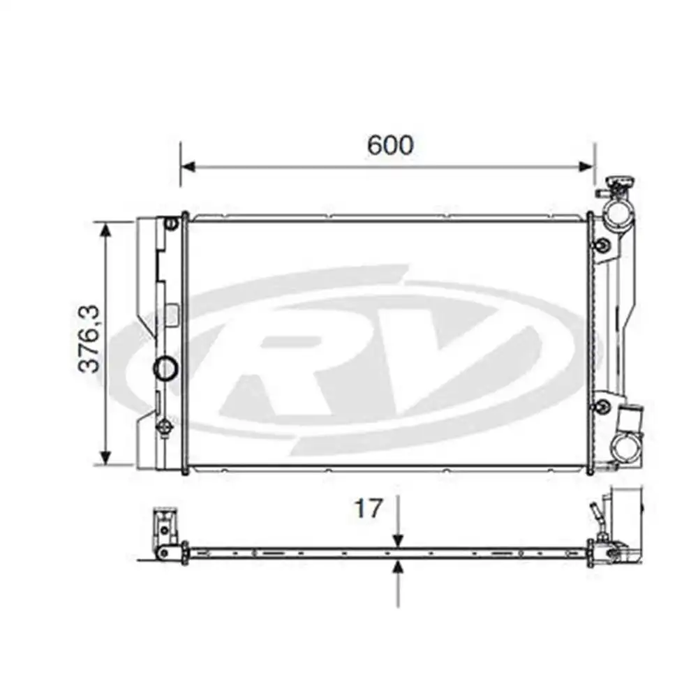 RADIADOR TOYOTA COROLLA 1.8 2.0 16V 2009 A 2019