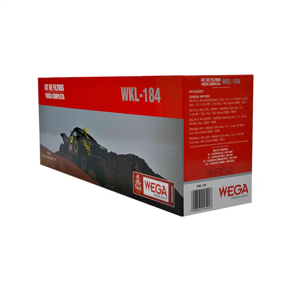 KIT FILTROS CELTA 1.0 8V 2009 A 2017