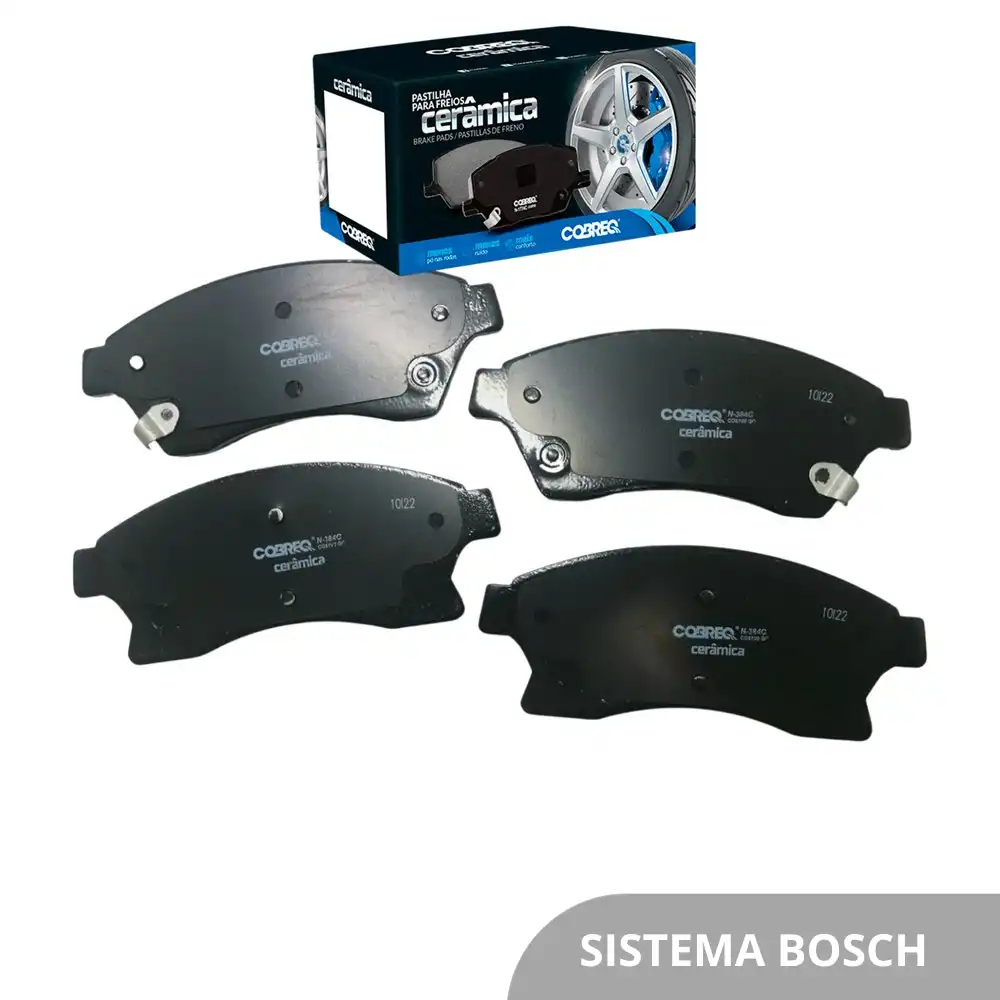 PASTILHA FREIO DIANTEIRA CRUZE 1.8 16V 2012 A 2016 CERAMICA