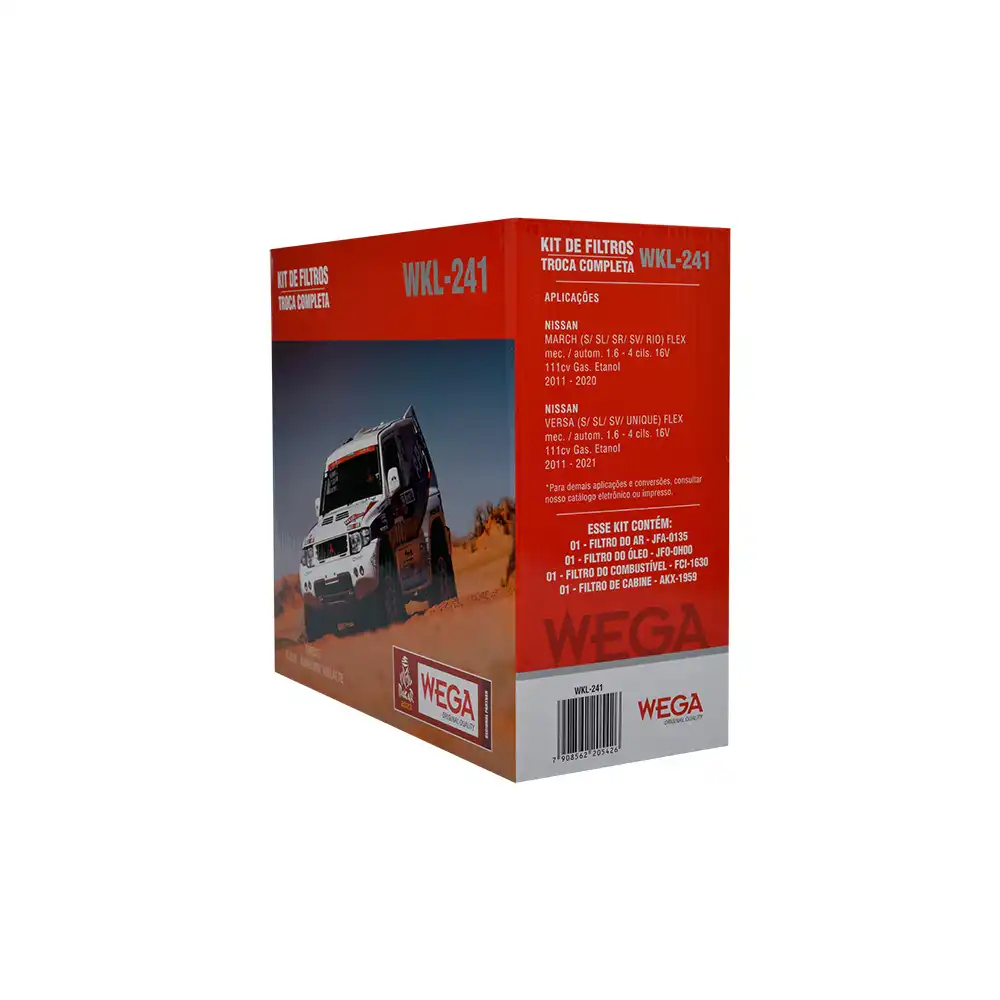 KIT FILTROS NISSAN MARCH 1.6 16V 2011 A 2020