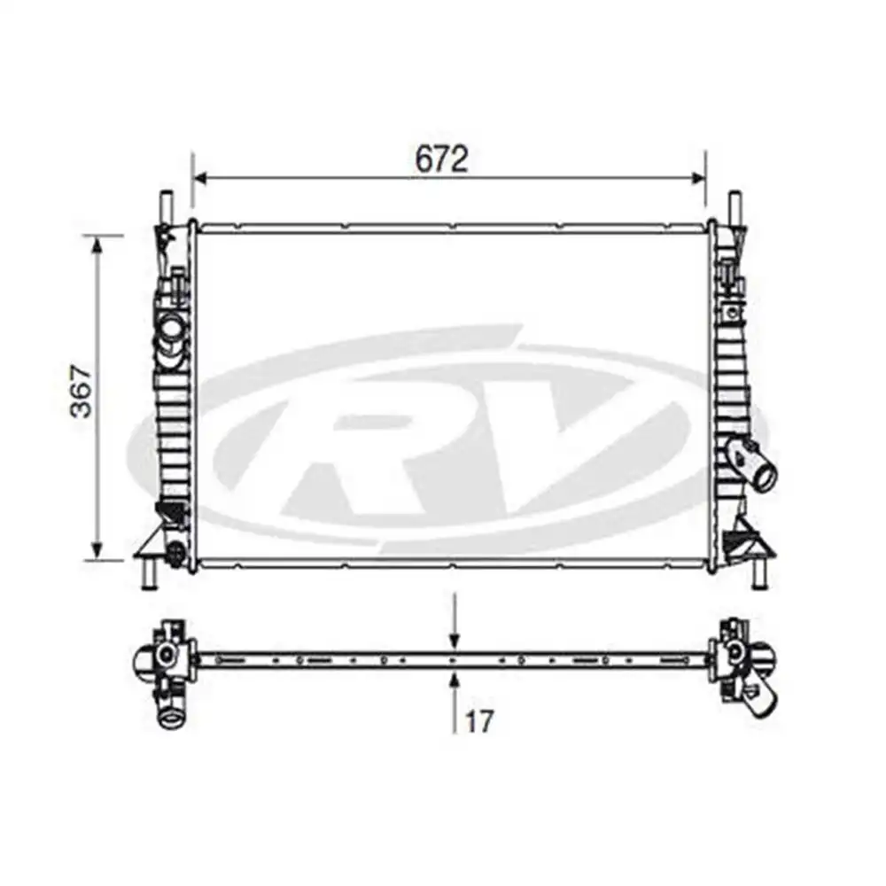 RADIADOR FOCUS 1.6 2.0 2009 A 2013
