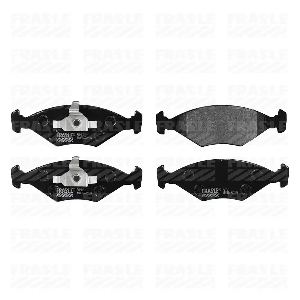 PASTILHA FREIO DIANTEIRA GOL GIV 2009 A 2011 SISTEMA TEVES