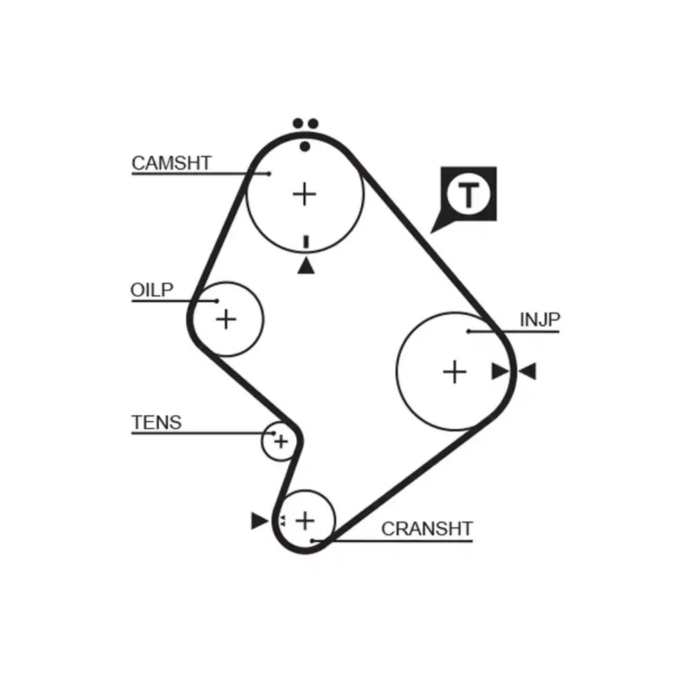 CORREIA COM TOYOTA HILUX 2.4 DIESEL 1988 A 1998