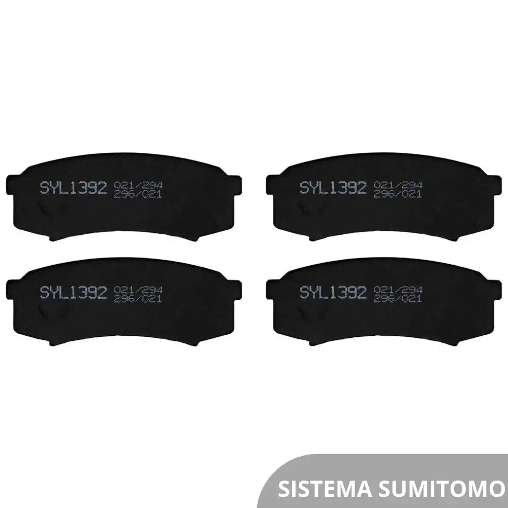 PASTILHA FREIO TRASEIRA MITSUBISHI PAJERO FULL 3.2 2008/