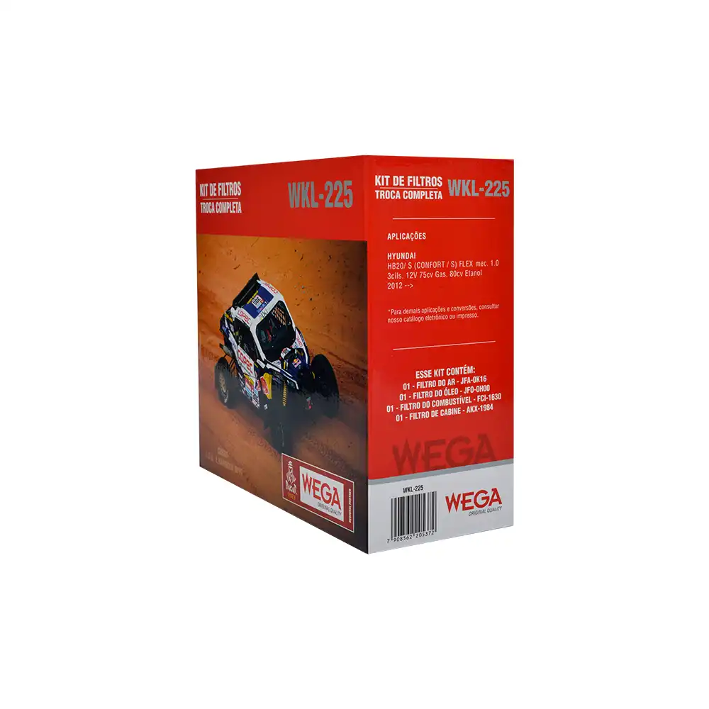 KIT FILTROS HYUNDAI HB20 1.0 12V 2012 ACIMA