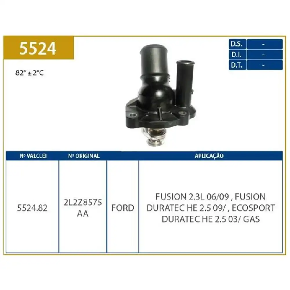 VALVULA TERMOSTATICA FOCUS 2.0 2005 A 2008 DURATEC C/ CARCAC
