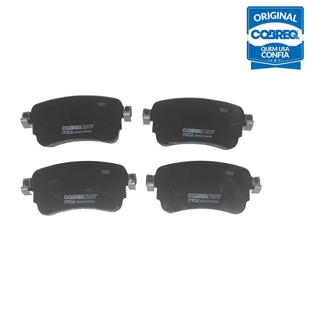 PASTILHA FREIO TRASEIRA PEUGEOT EXPERT 1.6 2018 ACIMA