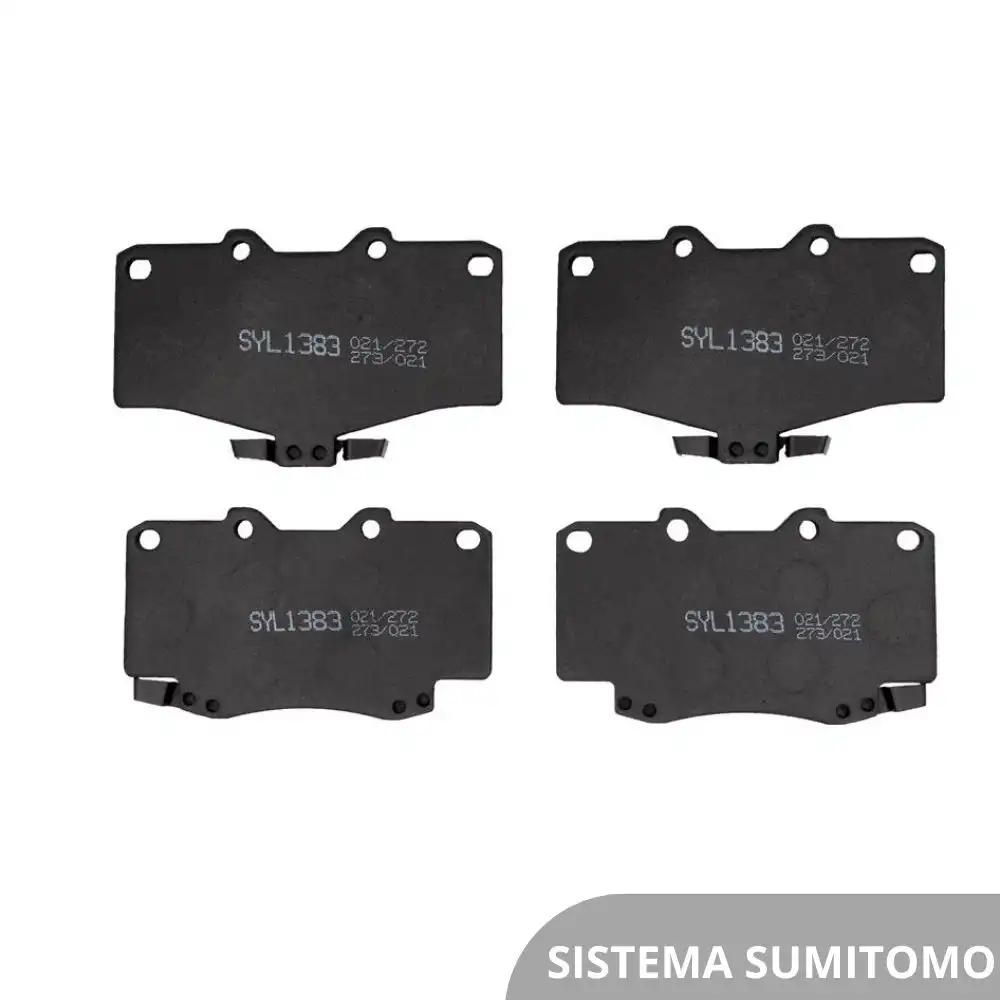PASTILHA FREIO DIANTEIRA TOYOTA HILUX 4X4 1989 A 2003 SUMITO