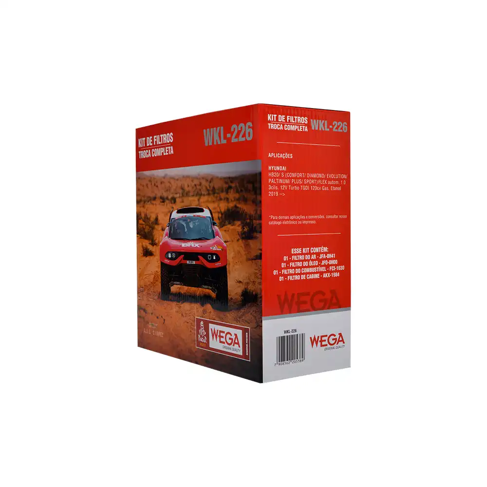KIT FILTROS HYUNDAI HB20S 1.0 12V 2019 ACIMA