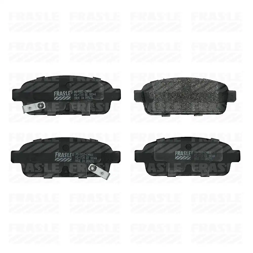 PASTILHA FREIO TRASEIRA CRUZE 1.8 16V 2012 A 2016 CERAMICA