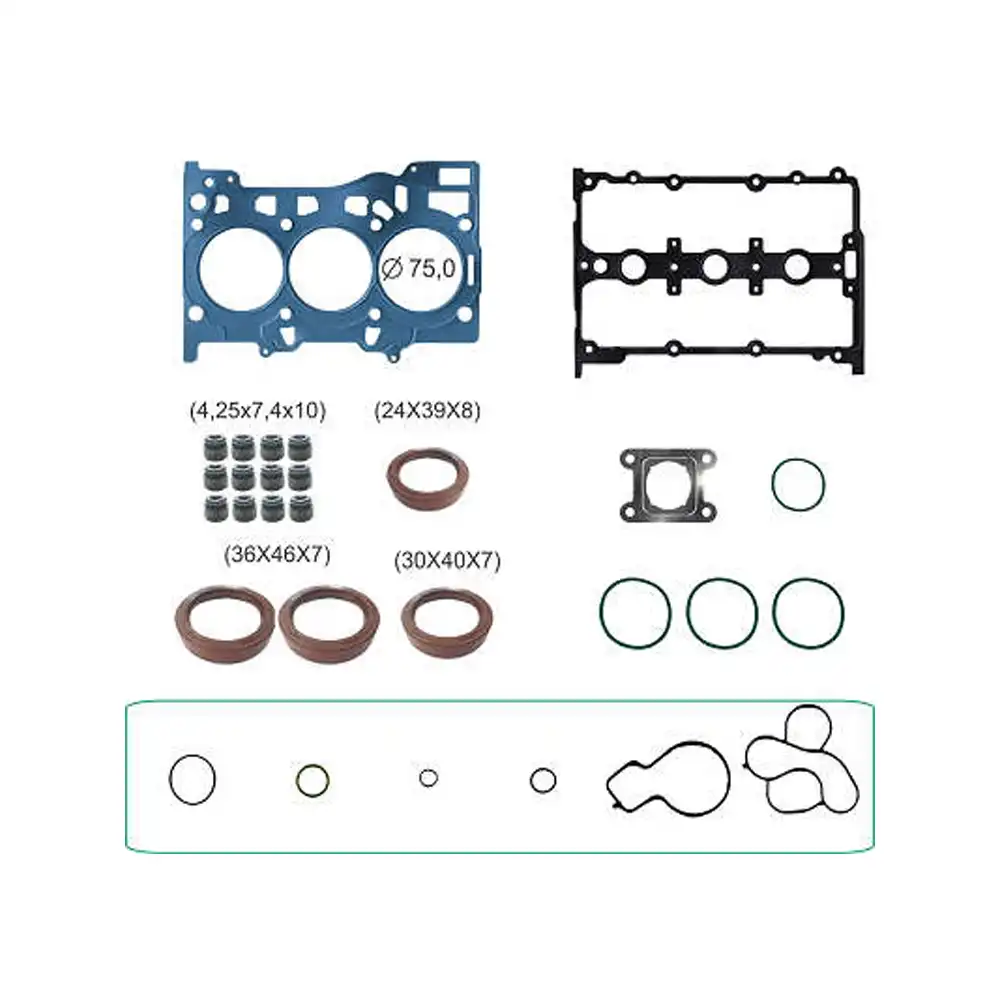 JUNTA MOTOR FOX VW UP! 1.0 12V 3CIL 2014/ FIBRA C/RETENTOR