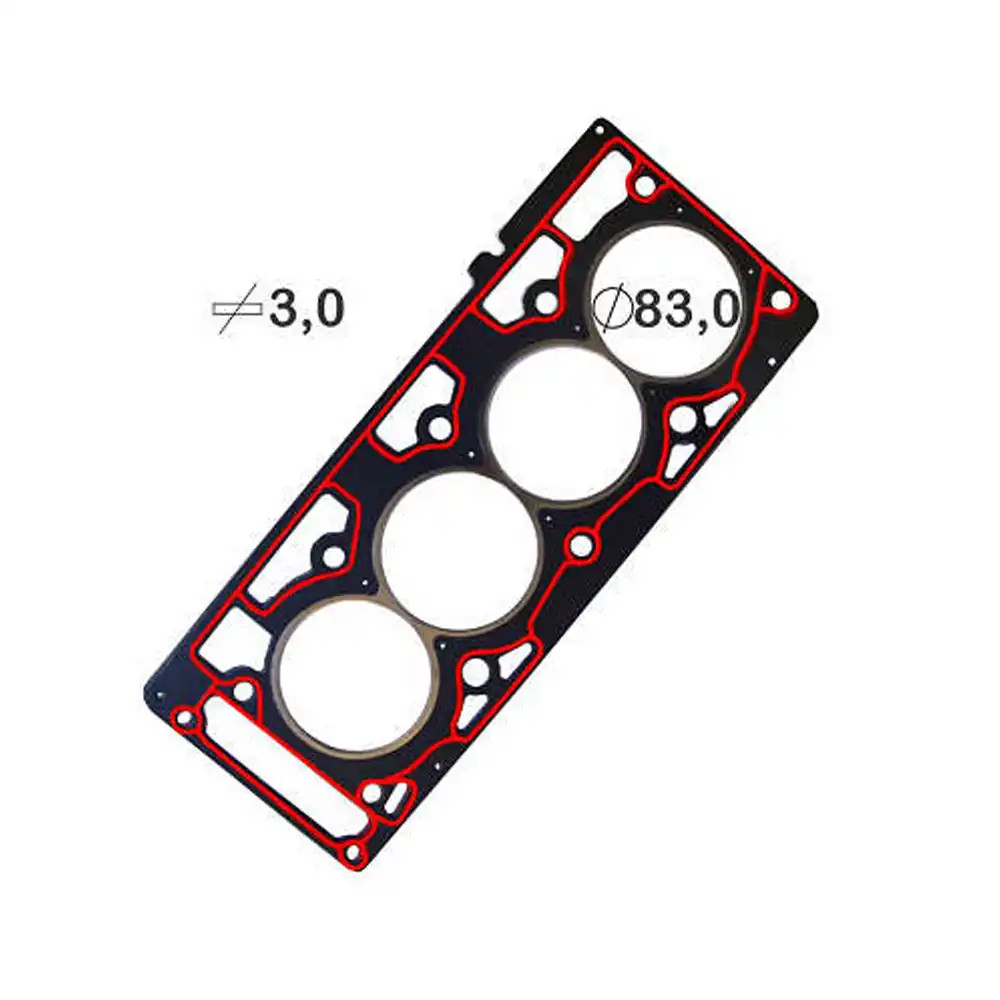 JUNTA CABECOTE FIESTA 1.6,KA 1.6 (MOT ZETEC ROCAN) FIBRA 3MM