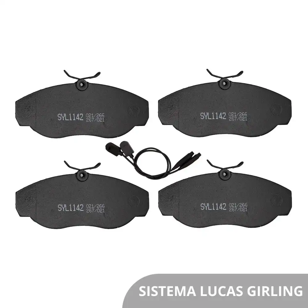 PASTILHA FREIO DIANTEIRA FIAT DUCATO 2.5 1997 A 1999 SISTEMA