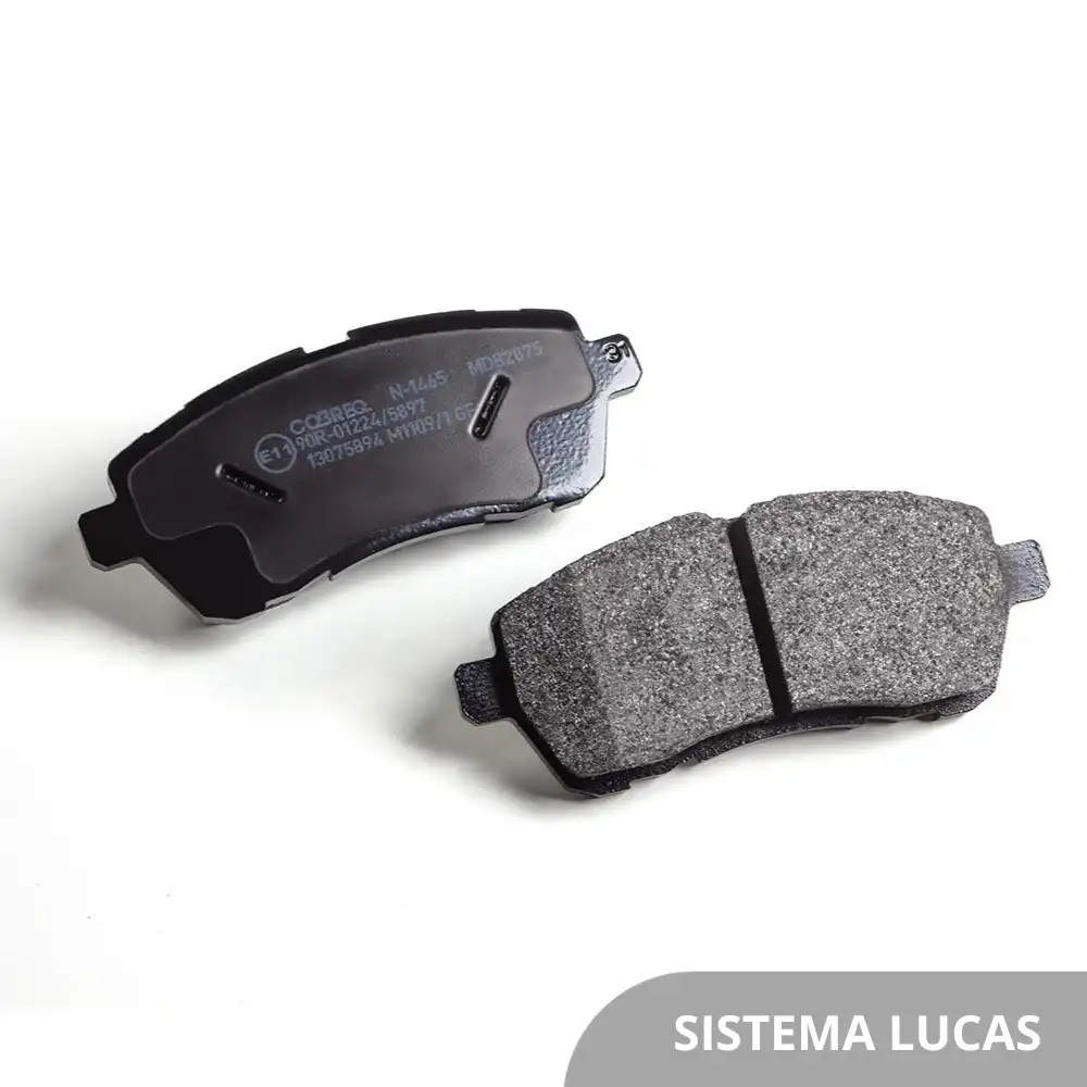 PASTILHA FREIO DIANTEIRA NEW FIESTA 2010/ SISTEMA LUCAS SEM