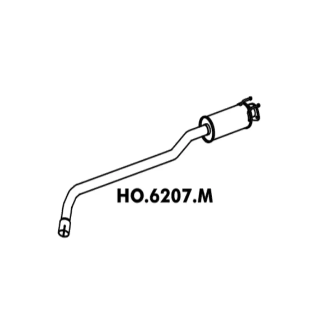 SILENCIOSO INTERMEDIARIO HONDA CIVIC 1.7 LX 2001 A 2006