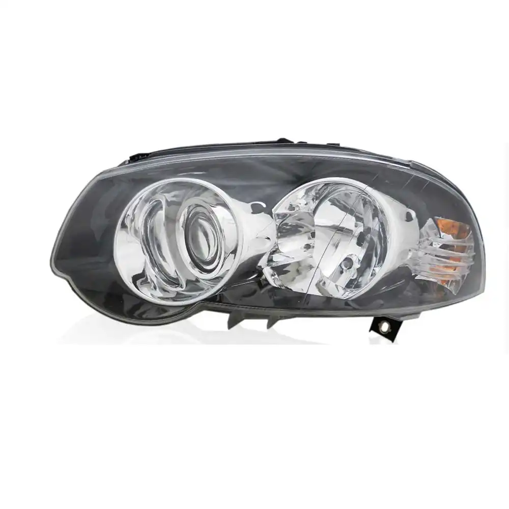 FAROL FIAT PALIO 10/ ESQ MASCARA NEGRA ARO CROMADO (BOLHA