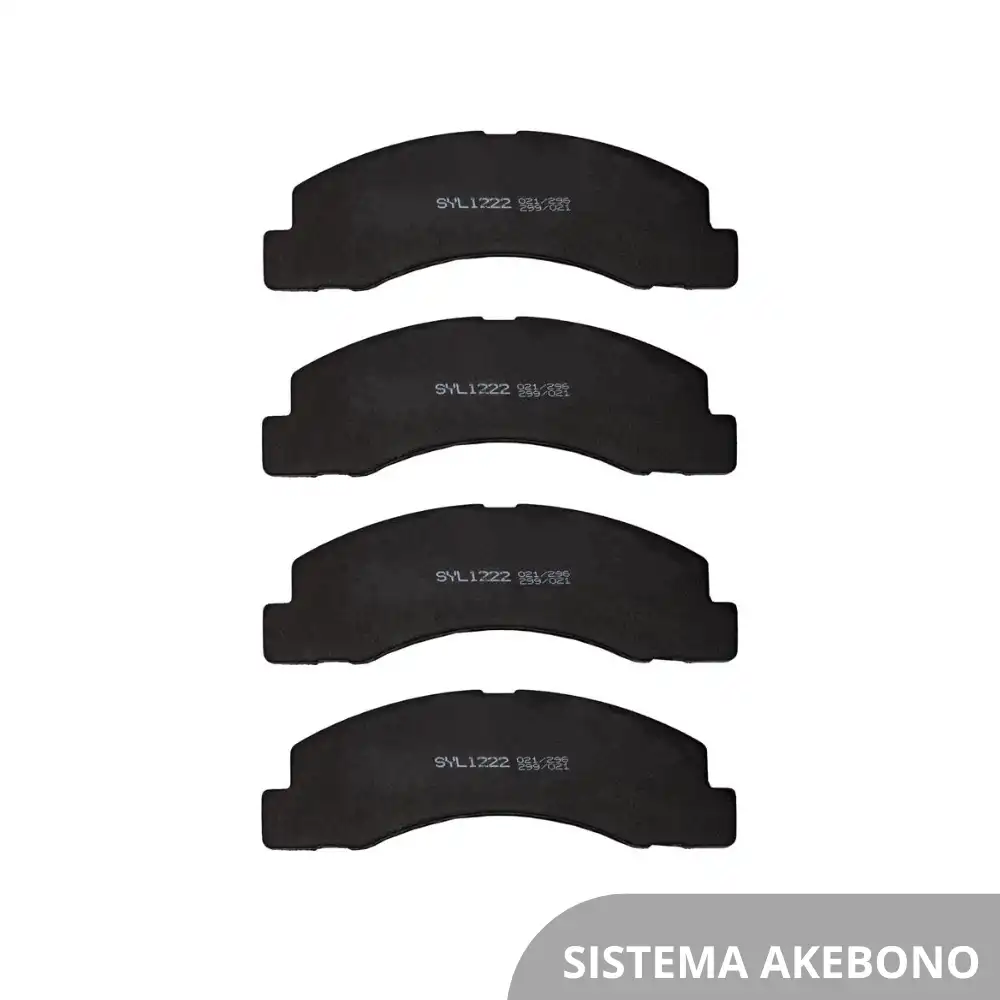 PASTILHA FREIO DIANTEIRA E TRASEIRA F-250 1998/