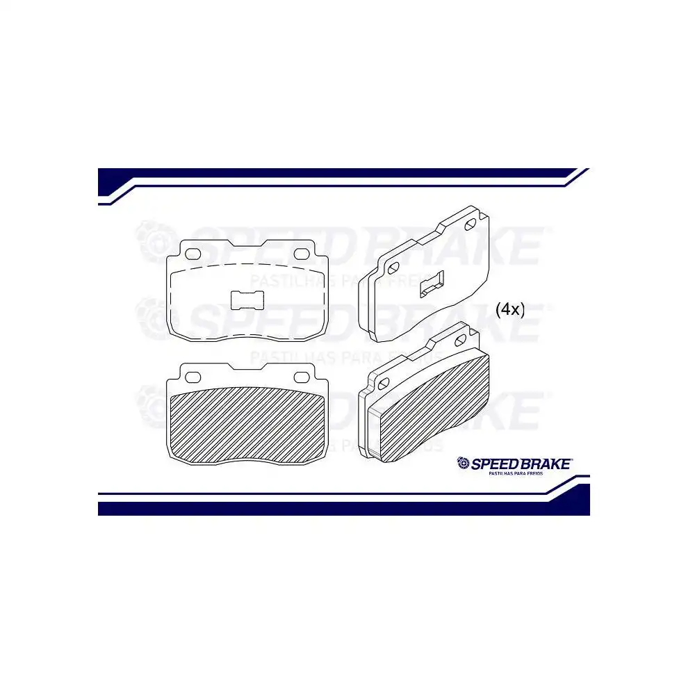 PASTILHA FREIO DIANTEIRA CORCEL /1983 TEVES