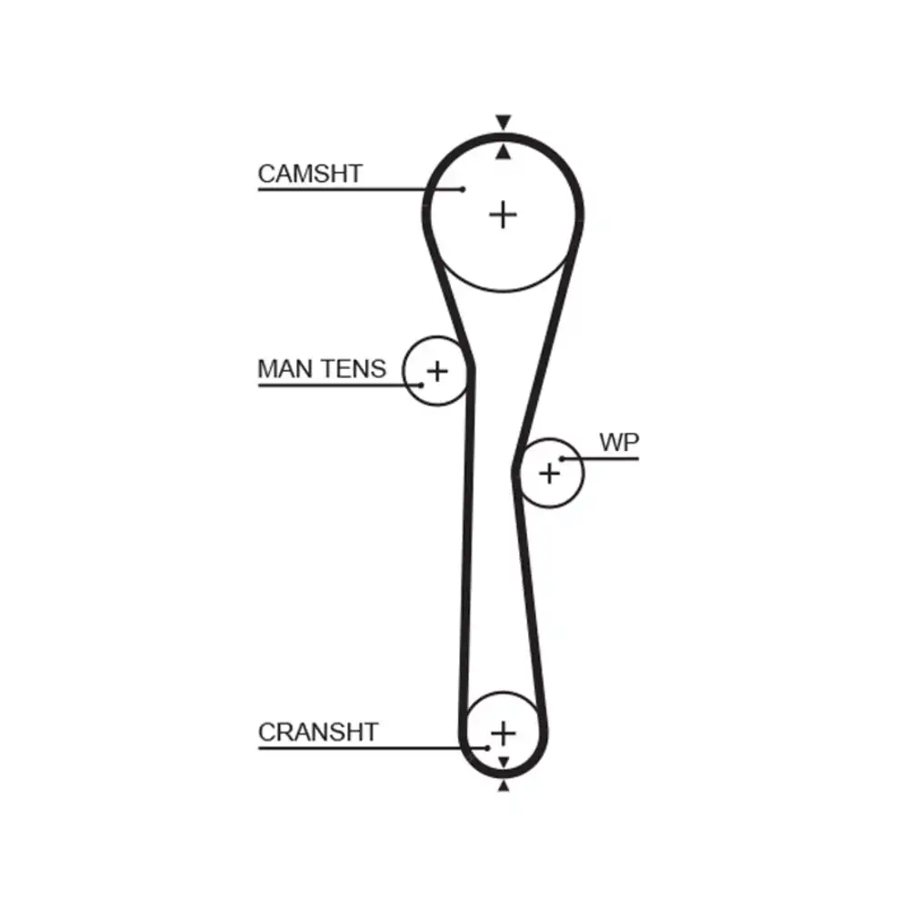 CORREIA COM RENAULT CLIO 1.0 16V 00/ LOGAN PEUGEOT 206