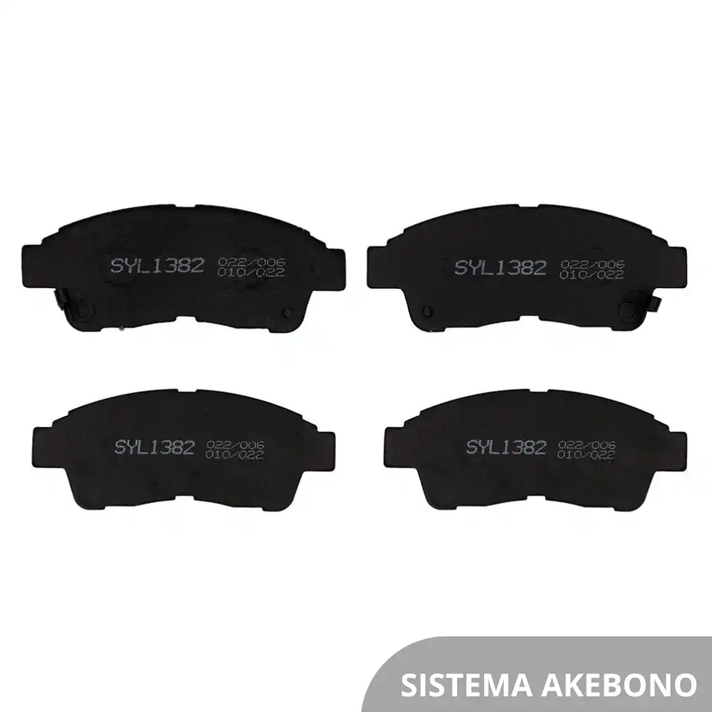 PASTILHA FREIO DIANTEIRA TOYOTA COROLLA 1992 A 2001