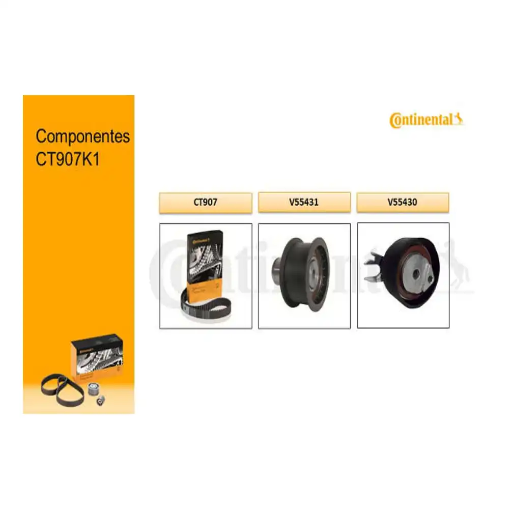 KIT CORREIA DENTADA GOL MI 1.0 16V 1997 A 2003