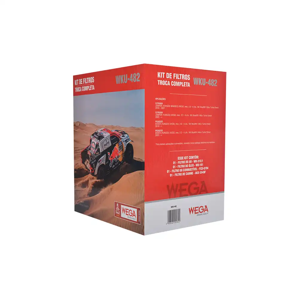 KIT FILTROS JUMPER 2.0 16V TURBO DIESEL 2018 A 2021