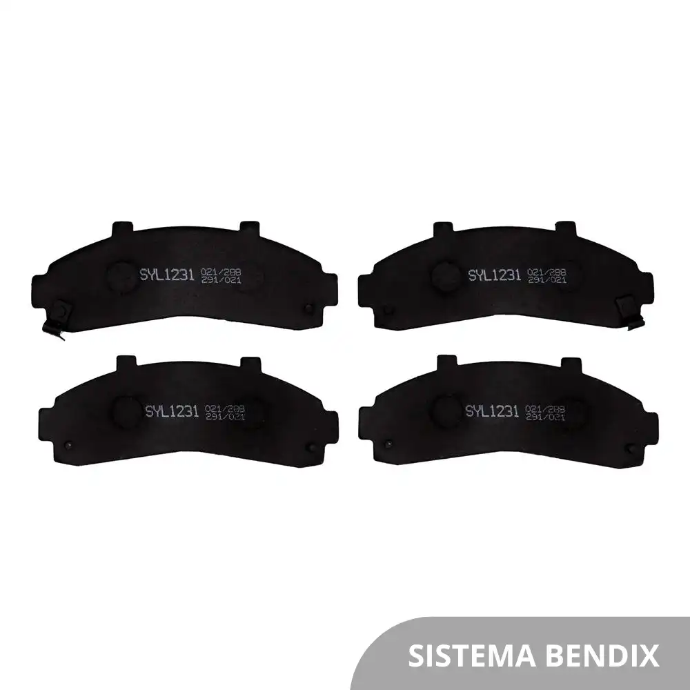 PASTILHA FREIO DIANTEIRA RANGER 1995 A 2007