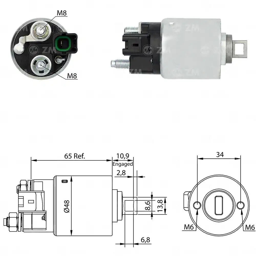 AUTOMATICO MOTOR PARTIDA GOL 1.0 1992 A 1996