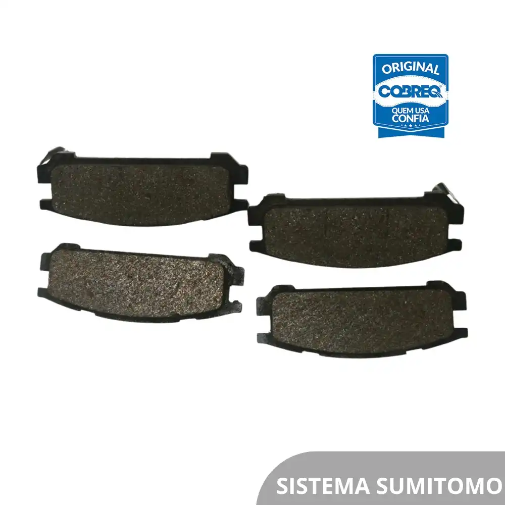 PASTILHA FREIO TRASEIRA SUBARU FORESTER 2.0 1997/